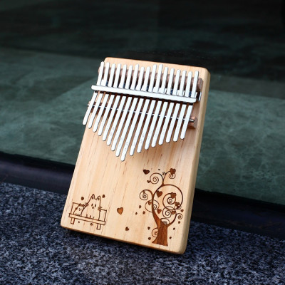 Đàn Kalimba 17 Phím Gỗ Nguyên Khối – Giá Rẻ – Nhiều Họa Tiết Đẹp