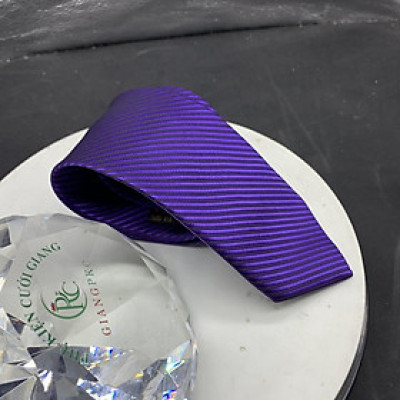 Phụ kiện nam cà vạt nam bản 8cm Giangpkc tháng 5-2021- cavat tím