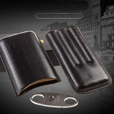 Ống Đựng Ba Điếu Xì Gà Chất Liệu Bằng Da BLP307B 