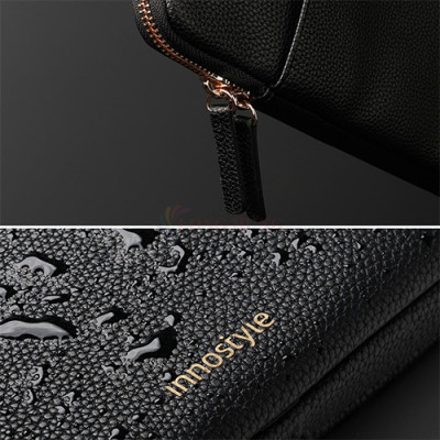 Túi chống sốc Innostyle Lux Leather Laptop PLS-10BLK - Hàng chính hãng