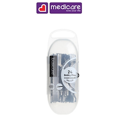 Kẹp tăm Basicare đen cỡ vừa 24 cái 3731