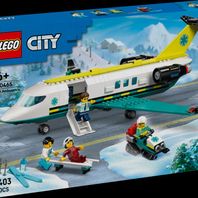Đồ Chơi Lắp Ráp Máy Bay Cứu Hộ Khẩn Cấp - Lego City 60465 (403 Mảnh Ghép)