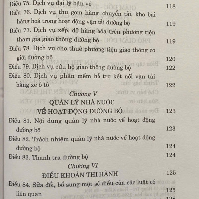Luật Đường Bộ Năm 2024 
