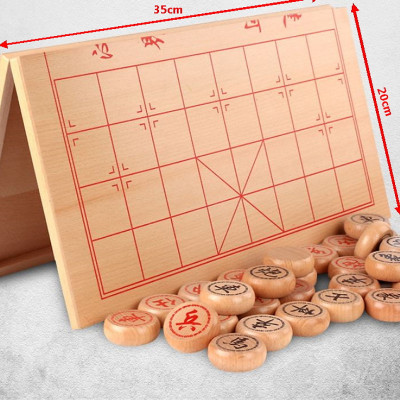 [GỖ TỰ NHIÊN CAO CẤP] Bộ cờ tướng gỗ sồi cao cấp kích thước 40 x 35cm, Bộ cờ tướng cao cấp khắc nét tinh xảo có bàn là hộp đựng gấp gọn - Hàng chính hãng D Danido