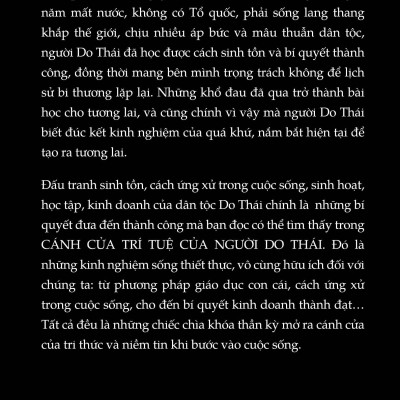 Cánh Cửa Trí Tuệ Của Người Do Thái (Tái Bản)