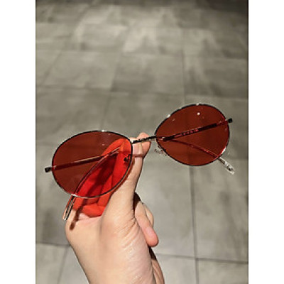 Kính râm Mắt bầu kim loại đi ngày và đêm thời trang Hàn Quốc