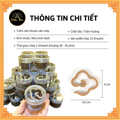 Trầm hương xông nhà lư xông trầm đồ thờ cúng, phong thủy shop Diệu Tâm - Trầm vân mây
