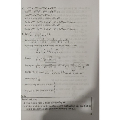 Sách  - Bồi dưỡng học sinh giỏi toán 9 (luyện thi vào lớp 10) (HA-MK1)