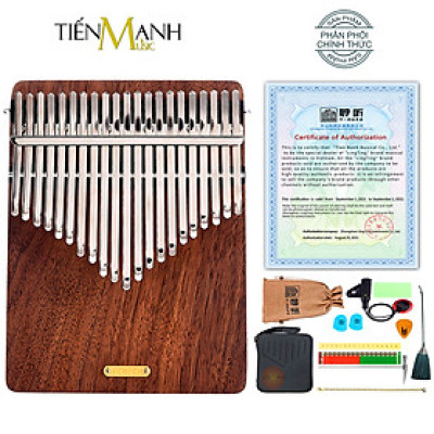 Đàn Kalimba LingTing 21 Phím K21W (Gỗ Walnut Thính Vũ - Full Phụ kiện LT-K21W) Hàng Chính Hãng - Kèm Móng Gẩy DreamMaker