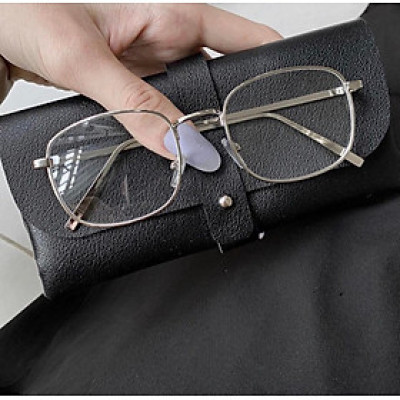 Kính Giả Cận, Gọng Kính Cận Nam Nữ Mắt Vuông Kim Loại Cao Cấp