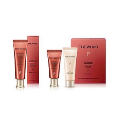 Set Tinh Chất Chống Nắng Chống Lão Hóa Làm Dịu Da The Whoo UV Ultimate Red Vitamin Suncreen SPF 50+/PA++++ 50ml