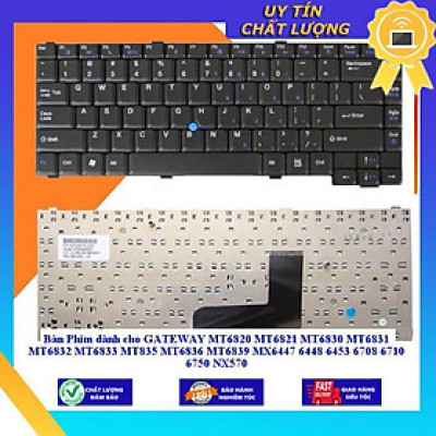 Bàn Phím dùng cho GATEWAY MT6820 MT6821 MT6830 MT6831 MT6832 MT6833 MT835 MT6836 MT6839 MX6447 6448 6453 6708 6710 6750 - Hàng Nhập Khẩu New Seal