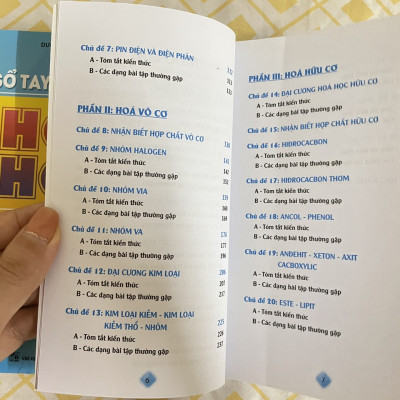 Sách Sổ tay kiến thức Hóa học Trung học phổ thông - NTbooks