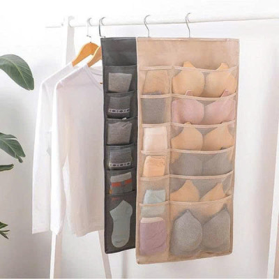 Túi 30 Ngăn 2 Mặt Treo Tủ - Treo Tường , Túi vải đựng đồ lót , tất vớ  đa năng và tiện lợi