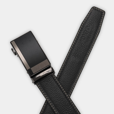 Thắt Lưng Nam Da Thật IDIGO MD1 - 6005 Màu Đen