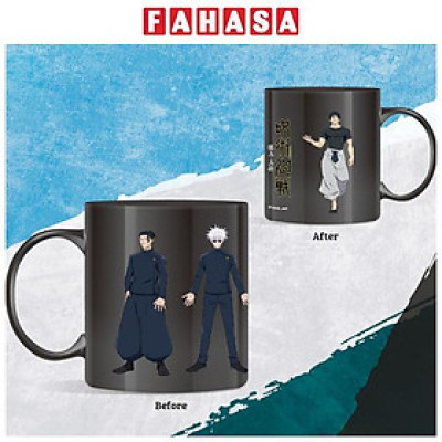 Ly Sứ Jujutsu Kaisen 330 ml - Sunrisepop JKAC037 - Màu Đen