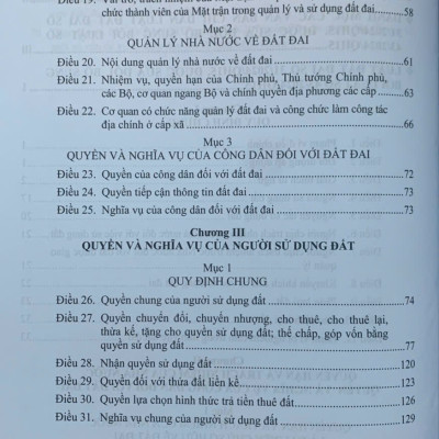 Chỉ dẫn tra cứu áp dụng Luật Đất Đai số 31/2024/QH15 được sửa đổi, bổ sung bởi luật số 43/2024/QH15