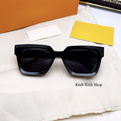 Kính râm, Kính mát thời trang Hàn Quốc cao cấp viền vàng