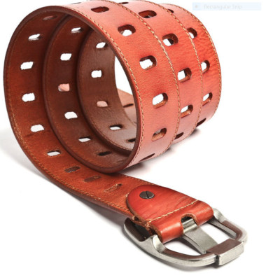 Thắt lưng da bò nguyên tấm phong cách châu âu và mỹ