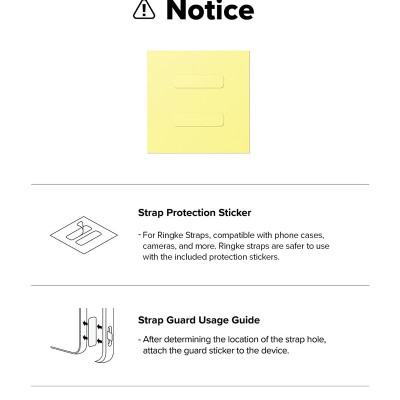 Dây đeo RINGKE Buckle Finger Ring Strap - Hàng Chính Hãng