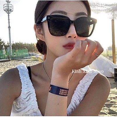 Kính râm, Kính mát vuông thời trang chống nắng uv gọng nhựa + Tặng hộp đựng, khăn lau