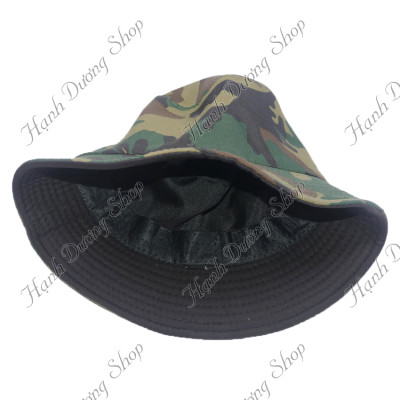 Nón tai bèo nam sọc rằn ri phong cách bụi cá tính, vành rộng chống nắng tốt - Hạnh Dương