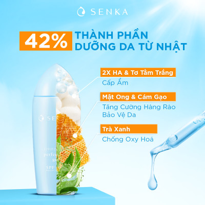 Gel sữa chống nắng Senka Perfect UV Gel 80ml