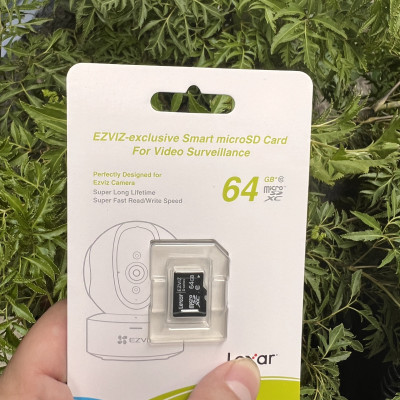 Thẻ nhớ EZVIZ 64Gb chuyên dùng cho camera , chuẩn Class 10 Tốc Độ Cao - Hàng Chính Hãng