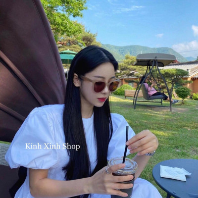 Kính râm/Kính mát nữ Mắt Mèo Chống Nắng UV thời trang Hàn Quốc + Tặng kèm phụ kiện
