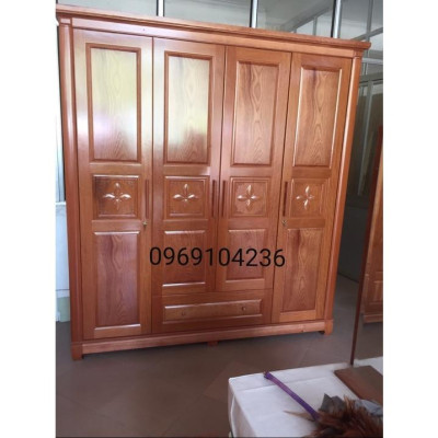 TỦ ÁO GỖ ĐINH HƯƠNG CÁNH PHẲNG