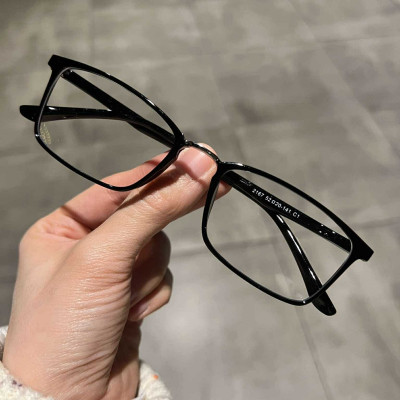 Kính gọng Mắt vuông form nhỏ trong suốt