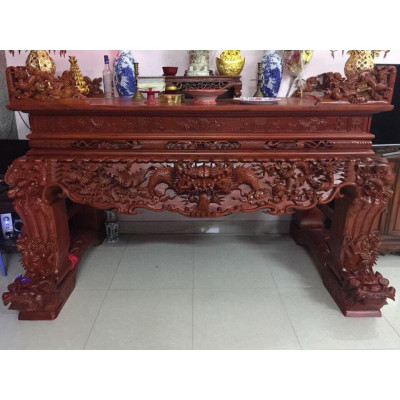 Sâp Thờ Tứ Linh Gỗ Gõ Đỏ