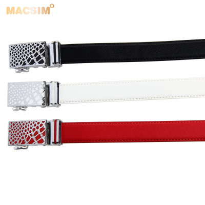 Thắt lưng nữ da thật cao cấp nhãn hiệu Macsim ts010