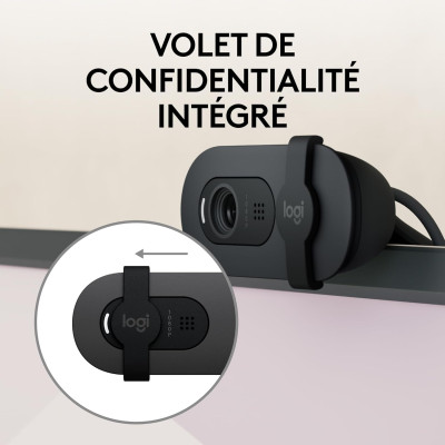Webcam Logitech Brio 100 Full HD 1080p - Hàng Chính Hãng