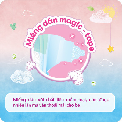 Tã Dán Bobby Siêu Mỏng Thấm Gói Siêu Lớn L68 (68 Miếng)