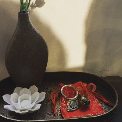 Móc khoá phong thuỷ - Thu tài hút lộc vững bình an 