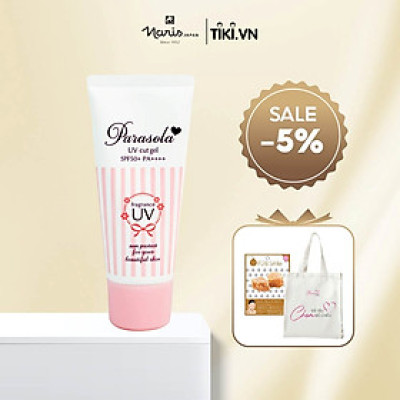Gel chống nắng Nhật Bản cao cấp Naris Parasola UV Cut Gel SPF50+ PA++++ (90g) – Hàng chính hãng