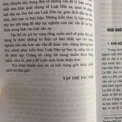 Nhập Môn Luật Dân Sự - Sách Chuyên Khảo