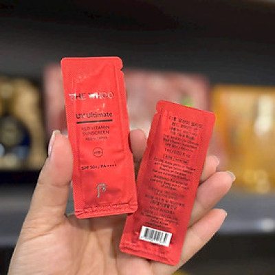 Combo 10 gói Tinh Chất Chống Nắng Chống Lão Hóa Làm Dịu Da The Whoo UV Ultimate Red Vitamin Suncreen SPF 50+/PA++++