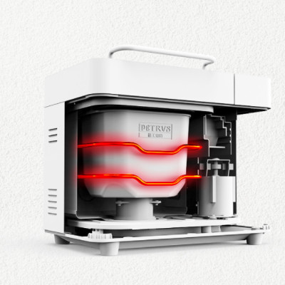 Máy Làm Bánh Mỳ Kiêm Làm Kem Petrus 8855GR Tự Động 3 Trong 1- Hàng Nhập Khẩu