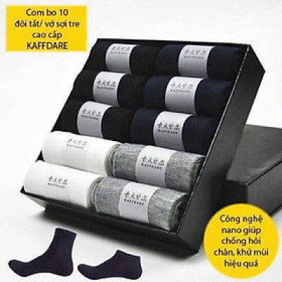 HỘP 10 đôi tất chống thối cổ cao