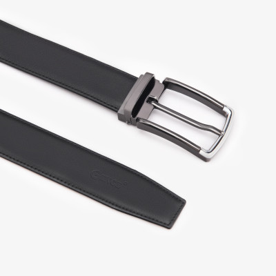 Dây Lưng Nam Thắt Lưng Chính Hãng GENCE LG47 Da Bò Cao Cấp Màu Đen