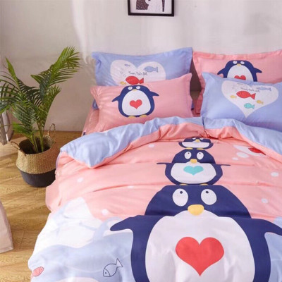 Bộ drap và vỏ chăn cotton Classic Kid VCK2014 ( 4 món )