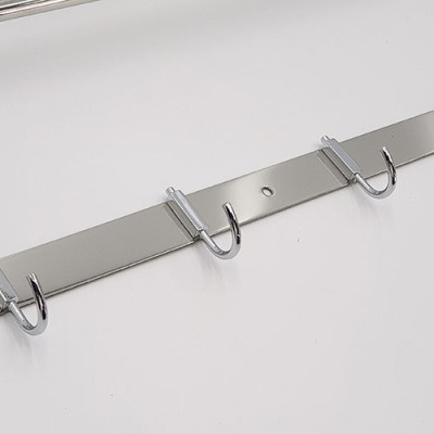 Kệ treo khăn tắm inox đa chức năng Eurolife EL-B1 (Trắng bạc)