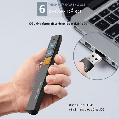 Bút Trình Chiếu Văn Phòng Powerpoint Vesine VP152 - Hàng Chính Hãng