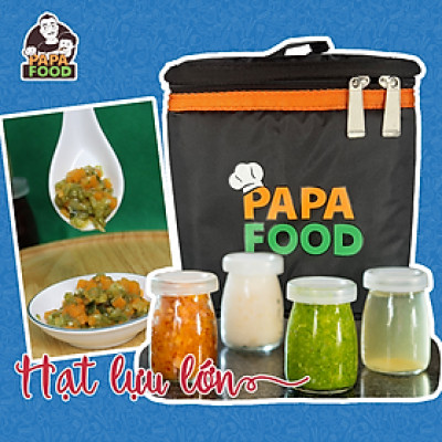 COMBO - RAU SIZE 4 - SET 4 HŨ - CHÁO DINH DƯỠNG, CHÁO ĂN DẶM, THỨC ĂN DẶM KIỂU MỸ CHO BÉ