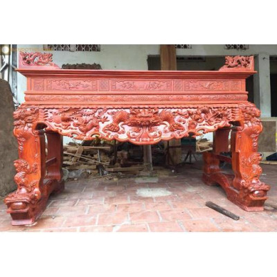 Sâp Thờ Tứ Linh Gỗ Gõ Đỏ