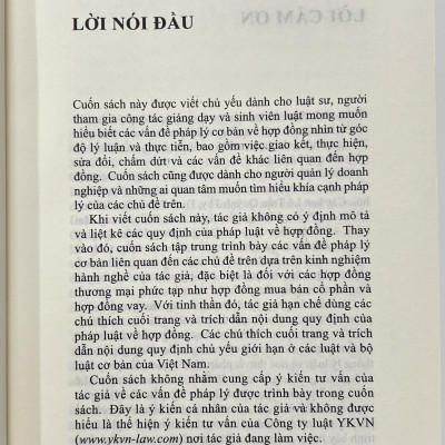 Sách - Pháp Luật Về Hợp Đồng Các Vấn Đề Pháp Lý Cơ Bản