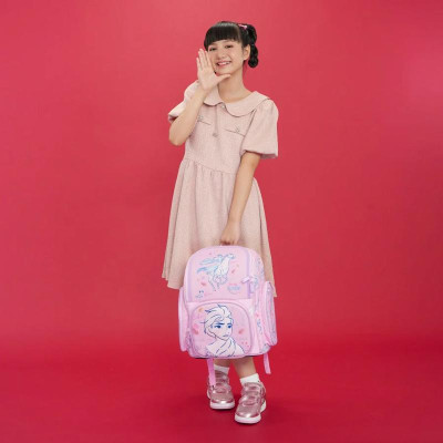 Ba Lô Chống Gù Fancy Nữ Hoàng Elsa - Cleverhippo BLF1225/PINK - Màu Hồng