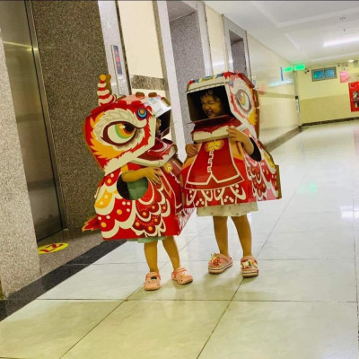 Đồ chơi trung thu, đồ chơi hoá trang cho bé đầu Kỳ Lân, Hổ, Khủng Long, Đồ chơi trẻ em HT SYS